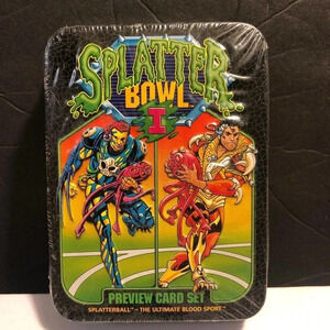Vintage Splatter Bowl Preview Card Set 30 Premium Cards 1993